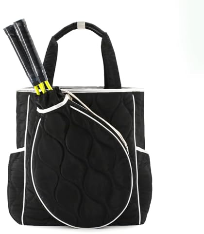 TILDOSAC 2-in-1 Tennis Tote Bag Tennisrucksack Racket Rucksack Tennistasche - Extra-große Quilted Pickleball Racquet Taschen, wasserdicht und leicht für Männer und Frauen