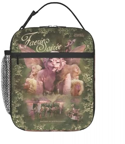TFDGDGH Melanied Singer Martinezed Portals Insulated Lunch Bag Food Bag Portable Thermal Cooler Bento Box for Work