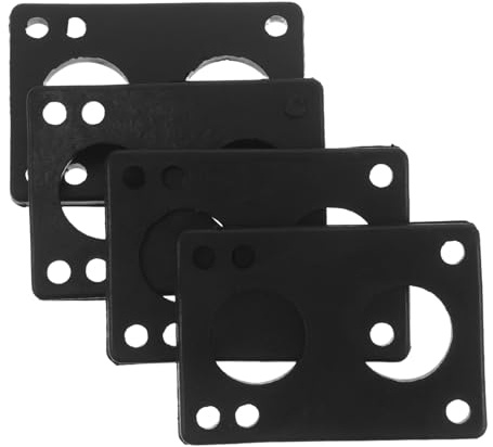 LABRIMP 4 St Skateboard Riser Pads Elastiska Gummidistanser för Truck Stötdämpning och Wheel Bite Skydd Universella för Longboard och Cruiser Skateboards