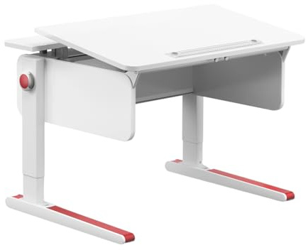 Moll Champion Compact Kinderschreibtisch höhenverstellbar | mitwachsend & ergonomisch mit neigbarer Tischplatte & gerundeten Ecken | ideal für Schulkinder | Made in Germany