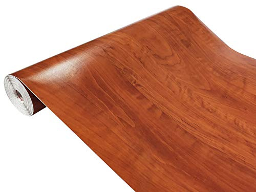 DecoMeister Vinilo Imitacion de Madera Calwados Papel Adhesivo para Muebles Autoadhesivo Lámina Decorativa para Cocina Pared Puertas para Forrar En Rollo Aspecto Madera 90 x 210 cm