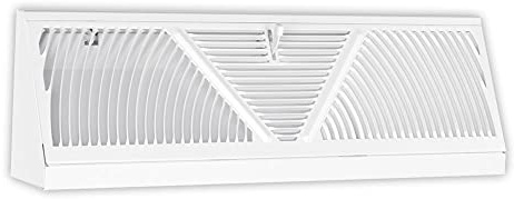 5.5 Height Shoemaker Baseboard Register (18, White)