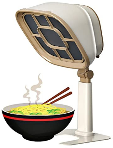 Hotte Aspirante De Bureau, Mini Hotte Aspirante Domestique 3200 Tr/Min, Petite Hotte De Cuisine, Aspiration Puissante, Réglable À 66 °, Réglage De La Hauteur À 6 Segments A