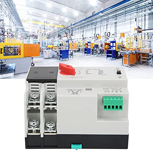 Interruptor de Transferencia Automática de Doble Potencia, ZGQ5 100/2P 220V, Interruptor de Transferencia Automática, Interruptor de Transferencia Doméstico, Interruptor de