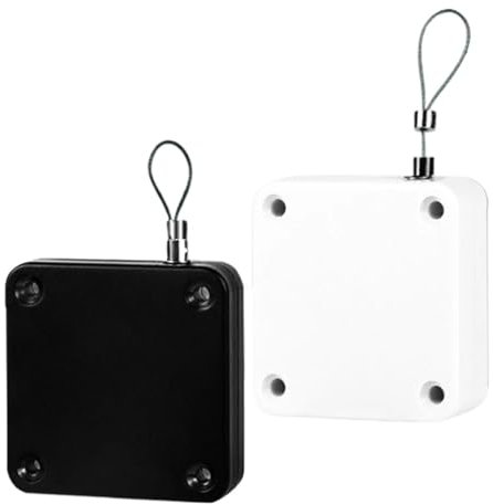 AQXYQAZZ Chiudiporta a filo for uso domestico, ritorno automatico della porta della camera da letto, molla semplice for staffa(White - 1000 pull)