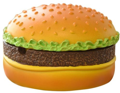 Cenicero Creativo Con Forma De Hamburguesa, Cenicero Portátil Moderno De Sobremesa Para Cigarros, Cenicero Para Exteriores, Interior, Escritorio, Cenicero Para Fumar, Decoración De Moda Para Hogar