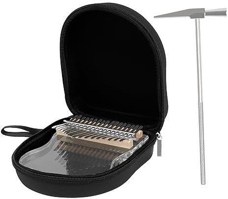 Yardwe Tasten-acryl-daumenklavier Transparente Kalimba Professionelles Fingerklavier Musikinstrument für Anfänger Klarer Klang