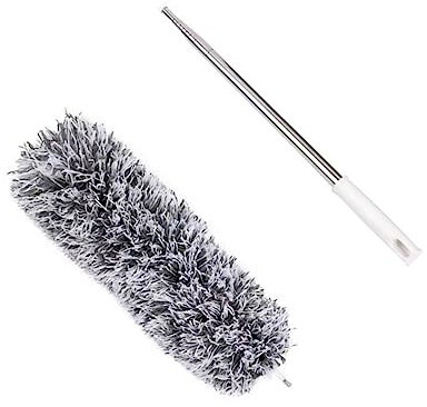 GANAZONO Plumero De Microfibra Extensible Quita Polvo Plumero Limpia Polvo para Coche y Hogar