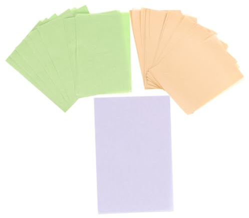 PACKOVE Ölabsorbierendes Löschpapier Satz Tragbare Gesichtsöl Kontrollpapiere Dünnes Hautfreundliches Reinigungspapier für Damen und Herren Praktische Kleiner Größe für Unterwegs Make Up
