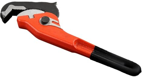 Lot de 10 clés à cliquet auto-réglables en acier carbone robuste pour plombiers et artisans, gamme de 1,5 à 3,8 cm