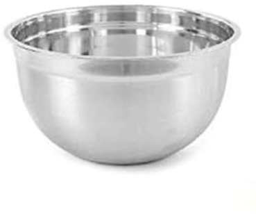 DRW Ensaladera Cuenco Bol de Acero Inoxidable Ø26 cm