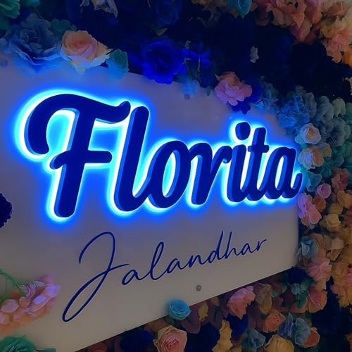 Rebran Custom Led Business Backlit Sign, Illuminated Business Logo Sign