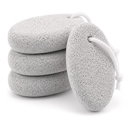 Eastrise 4 -Pack Natural Lava Pumice Stone for Feet