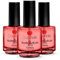 3 x Aceites de cutícula - Cereza 15ml / Ideal para uñas/Manicura Francesa/Nail Oil