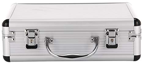 YORKING Aluminium Flight Case Foam Portable Lockable Secure Storage Box - 280mm x 230mm x 90mm