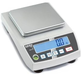 KERN KP-5335 PCB Präzisionswaage, Hellgrau/Grau, 6kg