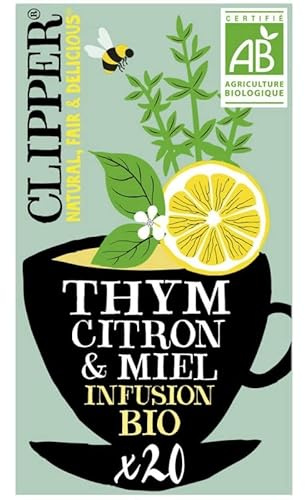 INFUSION THYM CITRON BIO 32G, CLIPPER, LOT DE 4