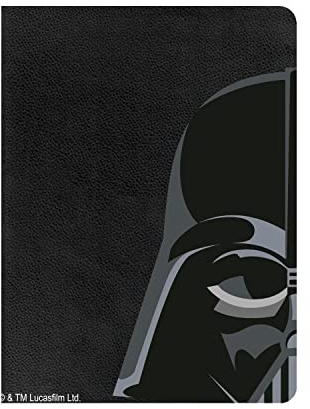 Officiellt fodral för Samsung Tab A 10.1 2019 med Star Wars Darth Vader. [Tablettskydd]. [Fallskydd] 360 graders roterbar [Funktion Support].