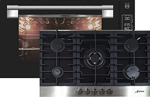 Kaiser Juego de horno EH 9309+KCG 9386, horno empotrable 90 cm 105 L + placa de cocción de gas, 90 cm