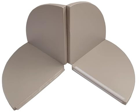 Pole Matte Faltbar Kreisförmig Übung Tanzstangenmatte - Zuhause/Studio Stangen-Crash-Matte für Tänzer, Anfänger und Profis, Grau Sicherheit Polsterung Tanzendes Kissen für Pole ( Color : 100cm/3ft/39i