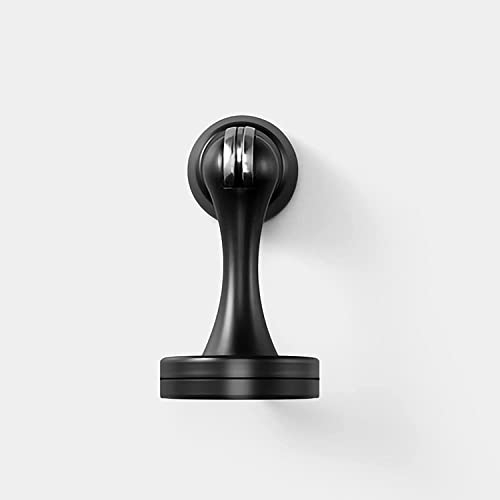 magnetischer Türstopper, Türfeststeller Wandmontierter Metall-Türverschluss, Schrauben for Wand- oder Bodenmontage-Türhalter, Tür offen halten, magnetischer Türverschluss (Farbe: Schwarz) (Farbe: Schw
