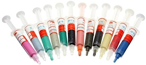 Polishing Compound, Diamond Lapping Paste Polishing Compound for Fine to Final Polishing Grits 0.5-40 Micron 5 Gram 12Pcs