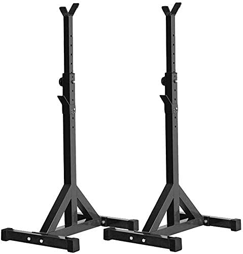 asdchZen Fitness-Bankdrücken-Ausrüstung, Heim- Und Fitnessstudio, Hantelständer, Hantelständer, Kniebeugenständer – Verstellbarer, Robuster Squat-Rack-Ständer, Power-Hantelbank-U