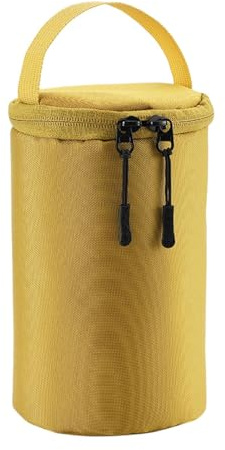 Skyddslock för campingburkar | Isolerat lock för propantank, kolgasflaskväska, skyddande förvaringsväska, tanklock för olika spor, Khaki Large, Se référer au descriptif, Klassisk