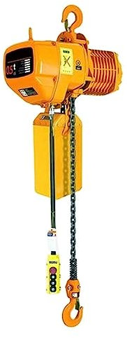 Montacarichi da Balcone, 1100 W/1500 W Portatile Overhead Elettrico Paranco A Catena Gru Fissa A Catena Singola Paranco Industriale Paranco A Catena di Sollevamento Gancio Della Gru,per Camion,Garage
