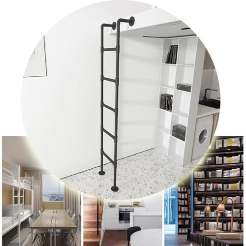 HAEKEBC Scaletta Per Letto In Metallo 120 150cm Scaletta Per Ingresso A Parete Scaletta Per Soppalco Scale Per Soppalco Scale Per Soffitta In Ferro Industriale Scaletta Per Letto A Castello In Ferro B