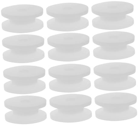BESTonZON 20stücke Teiliges Kunststoff Riemenscheiben ø Präzise Passform Robuste Umlenkrollen Für Modellbau Rc Spielzeug Effiziente Kraftübertragung Weiß