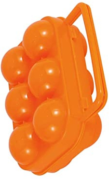GAROZATION 3 Stück Tragbare Eier Aufbewahrungsbox Aus Langlebigem Pp 6 Stück Eierhalter Mit Sicherem Verschluss Für Camping Picknick Und Reisen (orange