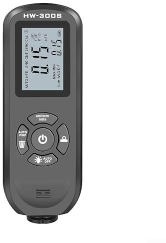 Jauge d'épaisseur de revêtement numérique professionnelle, adaptée pour l'industrie de traitement des métaux (orange)