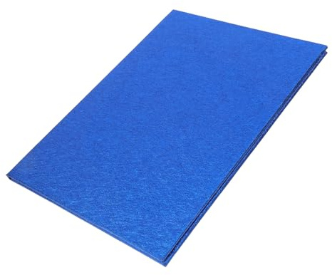 Housoutil Carpeta para Certificados Tamaño A4 Azul Brillante Tapa Dura Reforzada Funda Protectora para Diplomas y Documentos Oficiales Estuche para Presentación y Almacenamiento Seguro