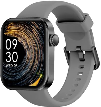 Reloj Inteligente Mujer Hombre, 1.85 Smartwatch con Llamadas Bluetooth, 140+ Modos Deportivos Smart Watch con SpO2/Pulsómetro/Monitor de Sueño/Podómetro, Impermeable IP68 Smart Watch Para Android iOS