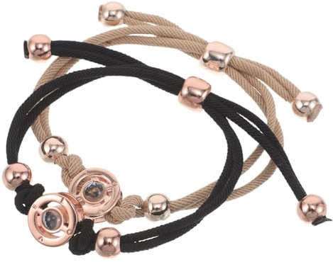 Supvox 2 smarte Partnerarmbänder: Touch-Armbänder für Fernbeziehungen – Leuchtender Schmuck für Sie und Ihn – Geschenkidee für Fernbeziehungen zum Valentinstag