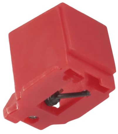 Murtenze ATN3600L Conical Record Player Needle, Replacement Stylus Needle Compatible with Audio-Technica AT-LP60 AT-LP60USB Turntable Stylus (Red)