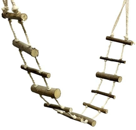 DSOUWEH Accessoires attrayants pour Pont et balançoire pour Hamsters, | stimuler le jeu actif et de saines habitudes de mastication. Accessoires pour balançoire pour petits animaux (souris,