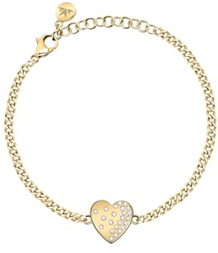 Morellato PASSIONI Bracciale da donna in acciaio, PVD oro, cristalli - SAUN13