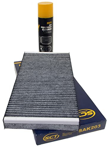 Innenraumfilter SAK203 + Klimaanlagen Reiniger 520 ml MANNOL