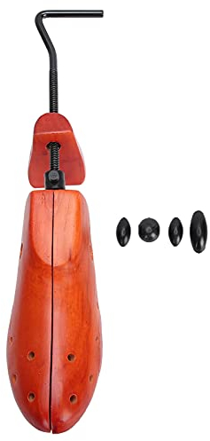 Barelle per Scarpe in Legno, Scarpe in Pelle a Prova D'umidità Espansore per Stivali, Supporto per Scarpe Professionale di Alta Qualità per Piedi Larghi, Tendiscarpe Regolabili per Scarpe da(S)