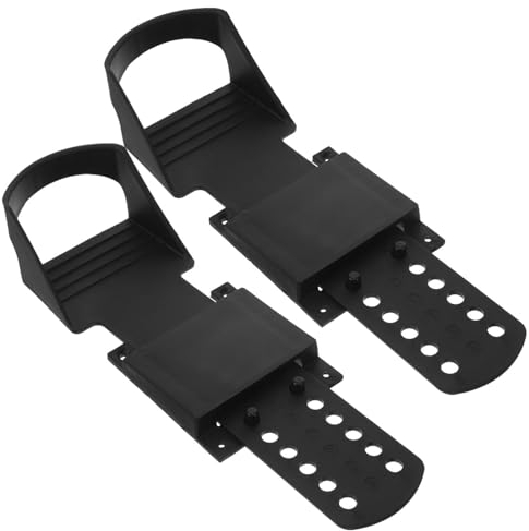 1pair Rowing Machine Pedals Replacement Anti-skid Flat Pedals for Indoor Fitness Equipment Compatible with Rowing Machines for Full-body Workouts