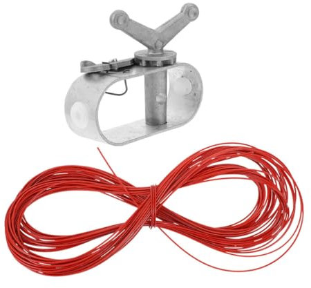 BEBEMOKO Swimming Pool Winch Kit Pool Cover Cable Aluminum Winch Cable Tightening Tool Installation