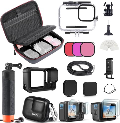 FitStill-Schutzset für Go Pro Hero 13 Black Tragetasche