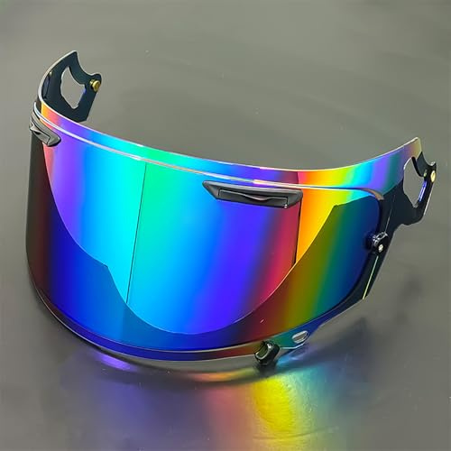 UYTKTN Moto Visière de Casque pour ARAI RX7X/XD/NE0/VX/GX, Verres de Casque de Moto Visière Teintée pour Casque de Moto Accessoires de Remplacement Pare-Brise,C Gradient Green