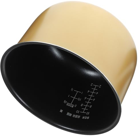 ARTSEWPLY Olla de Repuesto para Olla Arrocera de 5 L, Aleación de Aluminio, Antiadherente, Compatible Universal, Adecuado para Cocina | Compatible con Olla Eléctrica, Color Dorado, Repuesto Reutilizable para Cocina, 1 Pieza