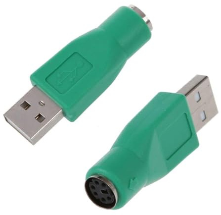 Aetherize PS/2 Adapter PS/2 Male to USB Female Port Adapter USB Converters for Old Keyboard Mouse 2PCS / to Converter