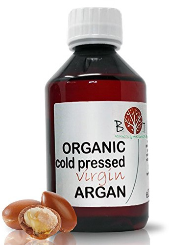 B.O.T Cosmetic & Wellness - Arganöl BIO, Nativ kaltgepresst, Reich an Fettsäuren & Antioxidantien, Feuchtigkeitsspendend für Haut & Haare, Biologisch & Nachhaltig, Aus Marokko