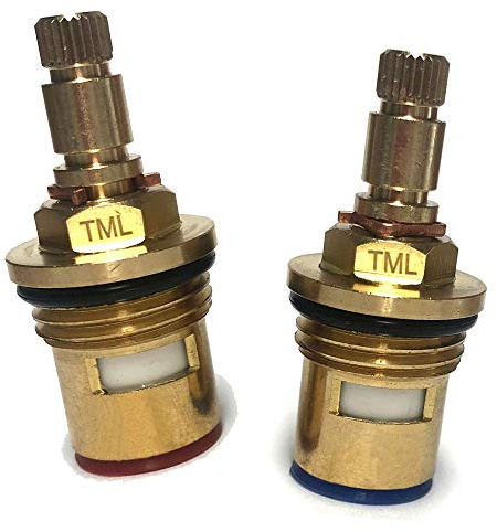 1 Paar Ersatz-Armaturenarmaturen, Vierteldrehung, 24 Zähne x 52 mm, ohne Gewinde