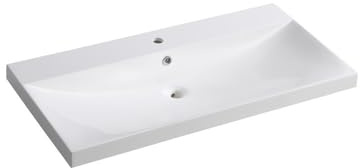 Lavabo a consolle mobile bagno 80x35cm - Lc23
